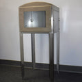Cemetery Candle Box - Large - With Stand - Heavy Duty Stainless Steel