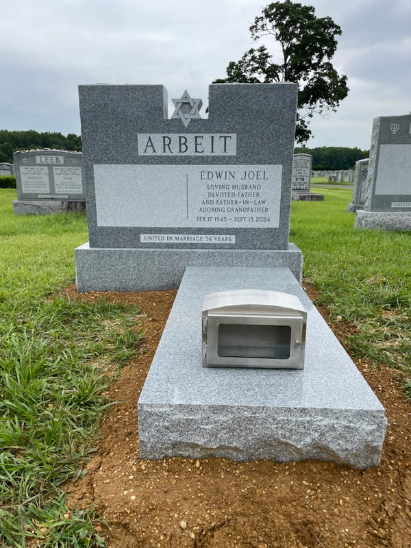 Cemetery Candle Box - Medium - Heavy Duty Stainless Steel - V2