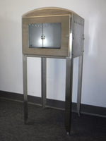 Cemetery Candle Box - Large - With Stand - Heavy Duty Stainless Steel