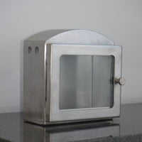 Cemetery Candle Box - Small - Heavy Duty Stainless Steel