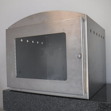 Cemetery Candle Box - Large - Heavy Duty Stainless Steel