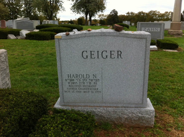 Geiger, Anne - Inscription