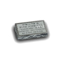 Footstone - Gray - Flat Top - Polished Top - 24W x 12D x 4H