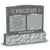 Double Headstone - Gray - Polished - Serpentine Top - 54W x 14D x 48H