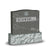 Family Jewish Headstone - Gray - Polished - Serpentine Top - 42W x 12D x 42H