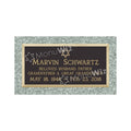 Single Bronze Plaque 24L x 12W - Base 28L x 16W - Design# S2001
