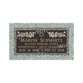 Single Bronze Plaque 24L x 12W - Base 28L x 16W - Design# S2008