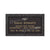 Single Bronze Plaque 24L x 12W - Base 28L x 16W - Design# S2019