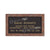 Single Bronze Plaque 24L x 12W - Base 28L x 16W - Design# S2019