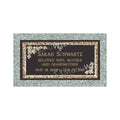 Single Bronze Plaque 24L x 12W - Base 28L x 16W - Design# S2020