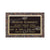 Single Bronze Plaque 24L x 14W - Base 28L x 18W - Design# S2001