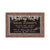 Single Bronze Plaque 24L x 14W - Base 28L x 18W - Design# S2014