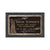 Single Bronze Plaque 24L x 14W - Base 28L x 18W - Design# S2036