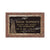 Single Bronze Plaque 24L x 14W - Base 28L x 18W - Design# S2036