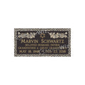 Single Bronze Plaque 24L x 12W - Design# S2008